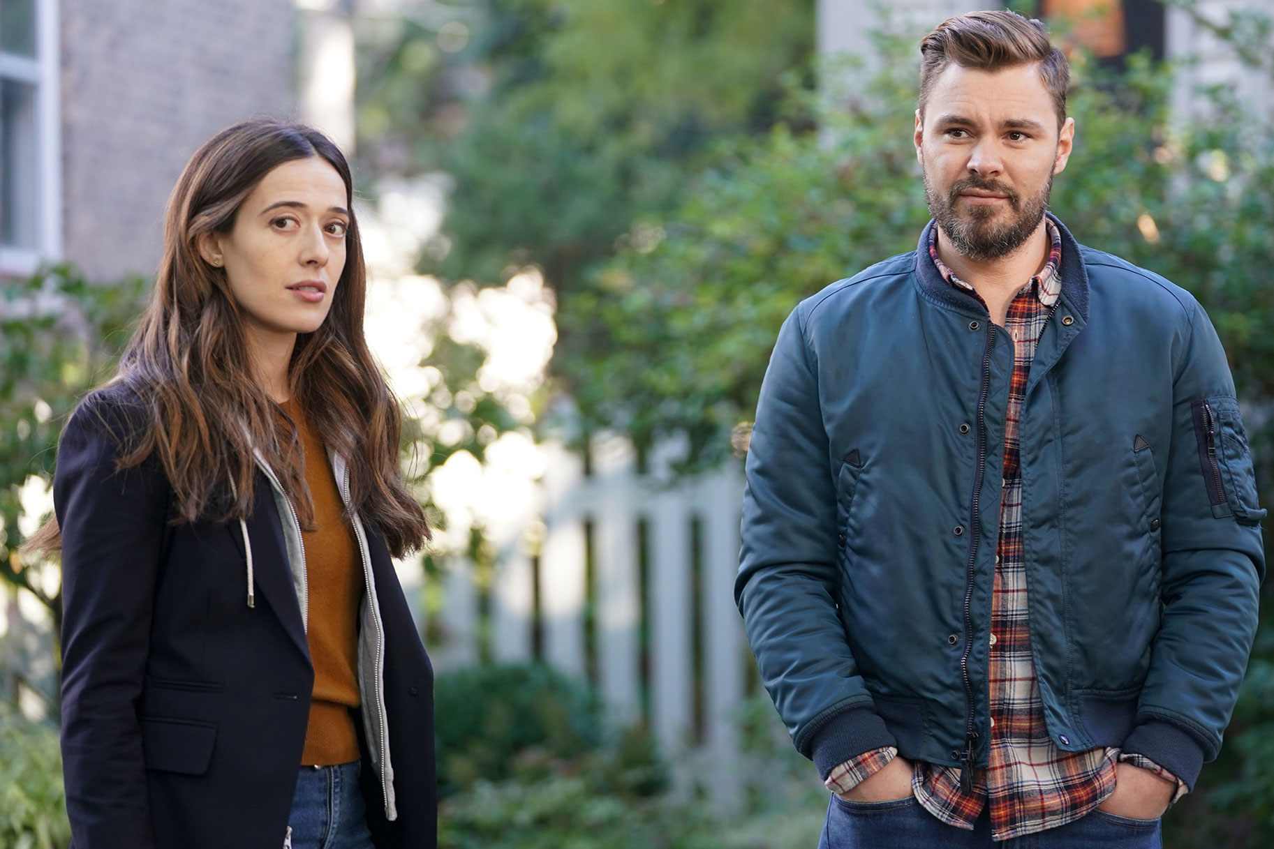 Marina Squerciati As Kim Burgess Patrick John Flueger As Adam Ruzek in Chicago P.D.