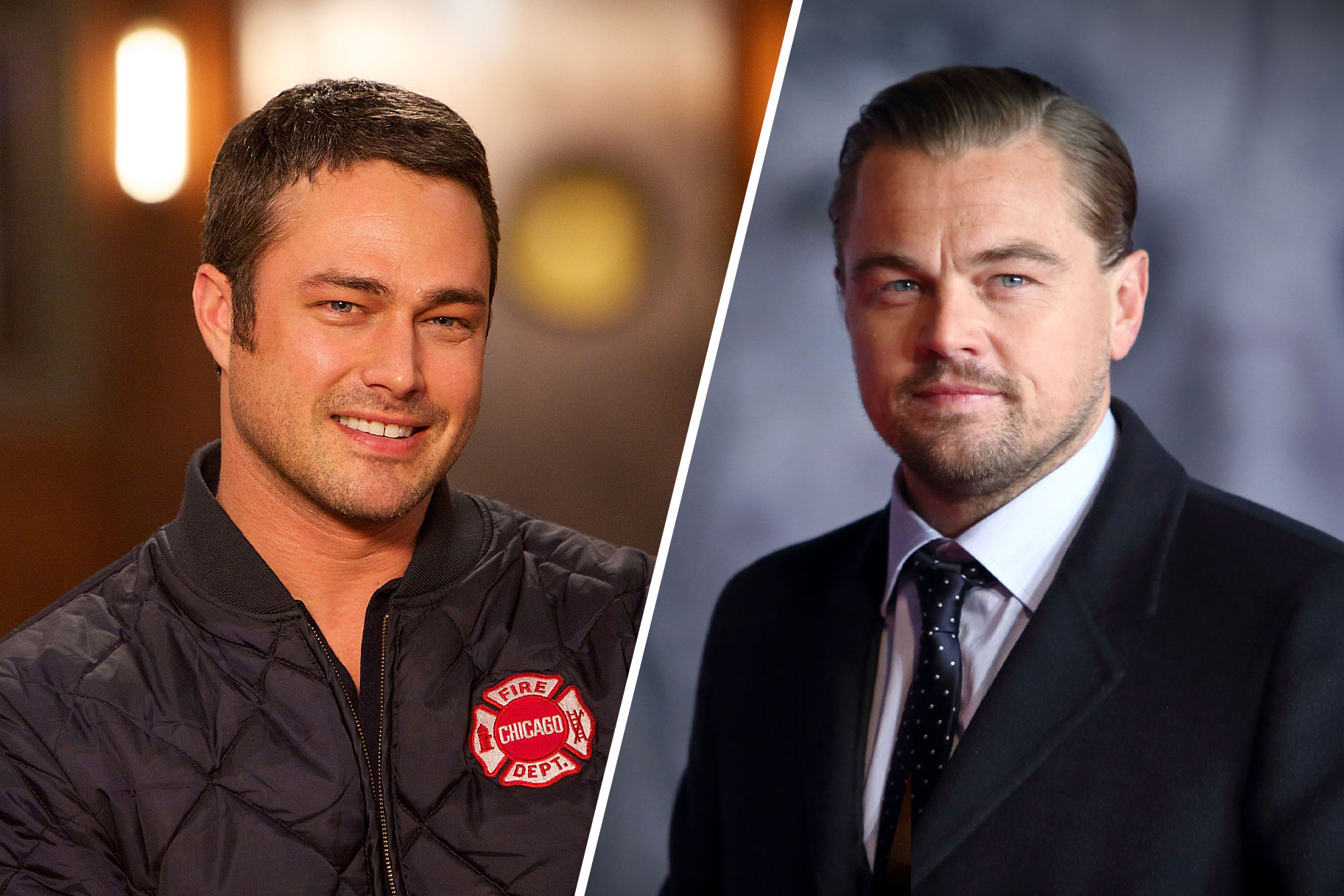 Taylor Kinney and Leonardo Dicaprio