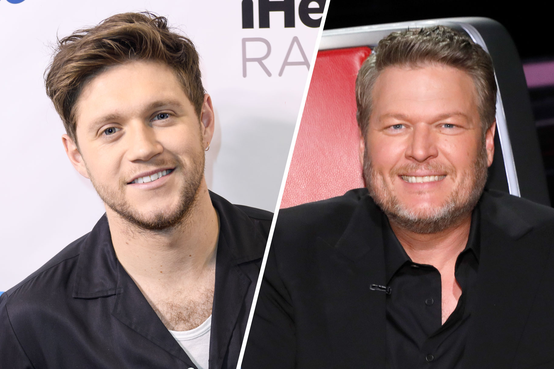 Niall Horan and Blake Shelton