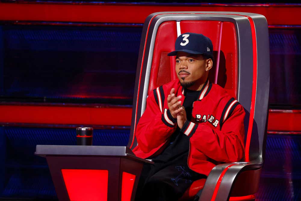 Chance the Rapper appears on The Voice.