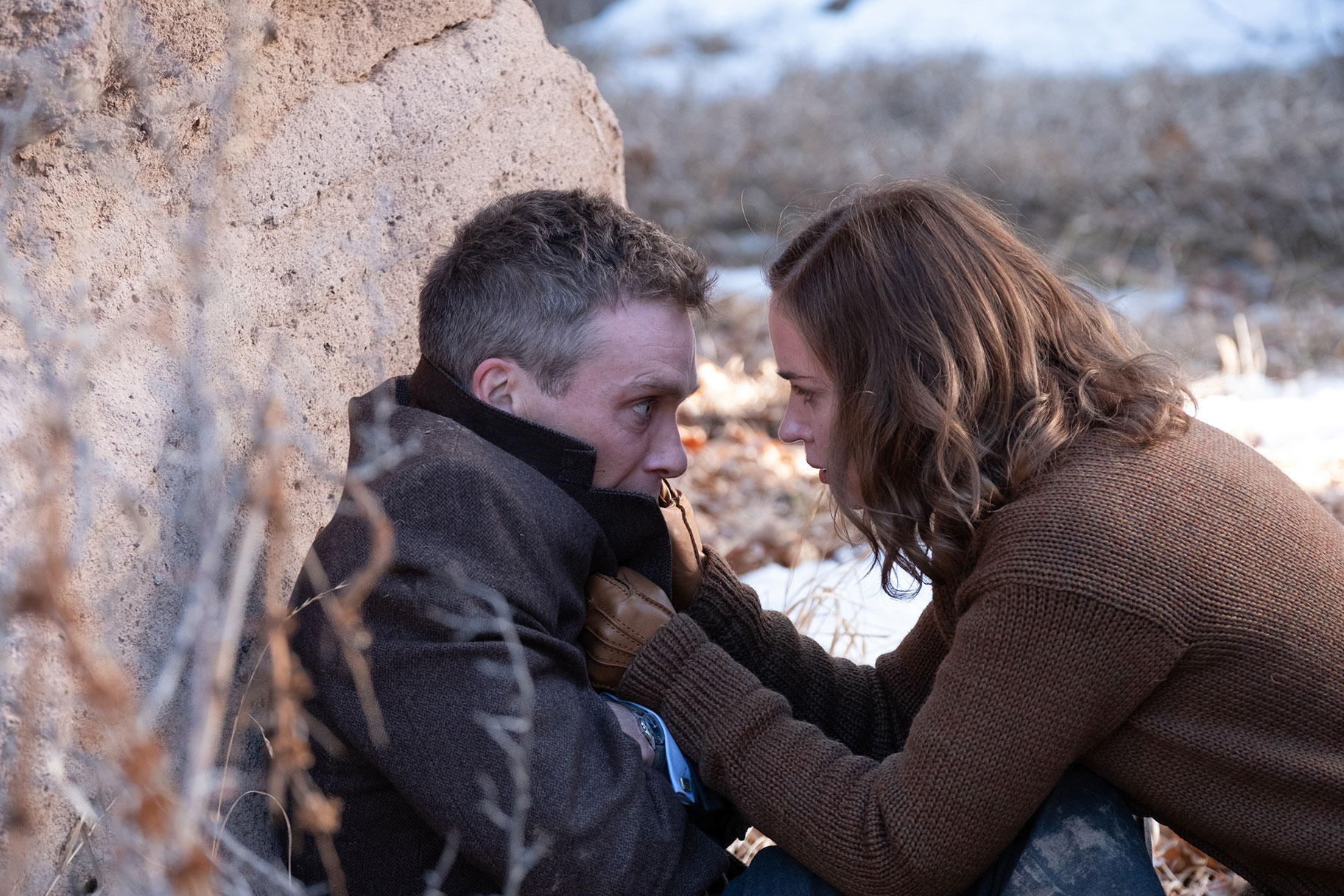 Cillian Murphy and Emily Blunt in a still from Christopher Nolan's "Oppenheimer"