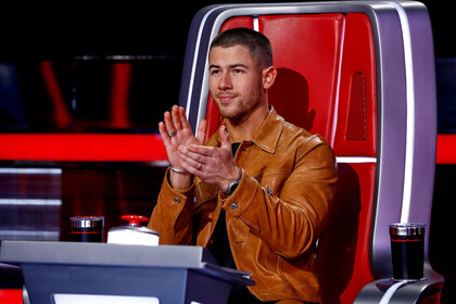 The Voice Judges Nick Jonas