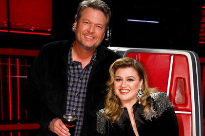 Blake Shelton and Kelly Clarkson