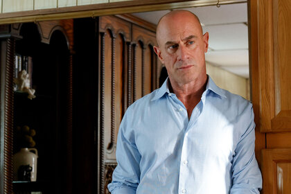 Chris Meloni looking serious