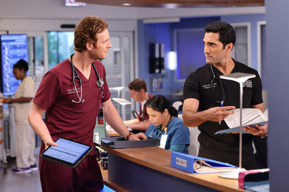 Halstead and Marcel on Chicago Med