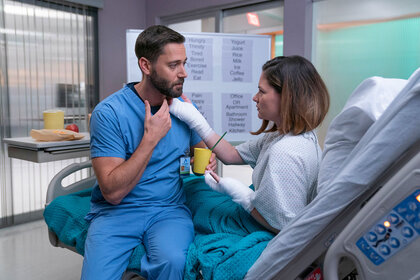 Ryan Eggold as Dr. Max Goodwin, Sandra Mae Frank as Dr. Elizabeth Wilder