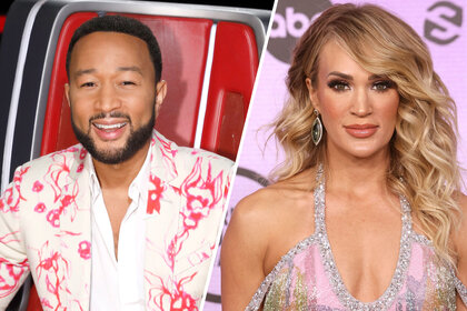 John Legend and Carrie Underwood from The Voice