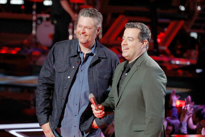 Carson Daly and Blake Shelto Best Moments on The Voice