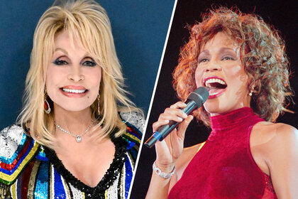 Dolly Parton and Whitney Houston