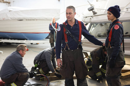 Kelly and Stella on Chicago Fire