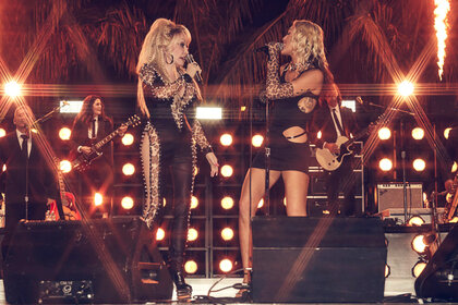 Miley Cyrus and Dolly Parton perform on New Years Eve