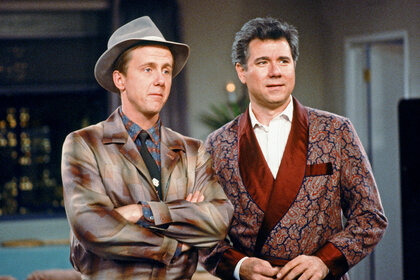 John Larroquette Harry Anderson in the original 'Night Court'