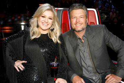 Blake Shelton and Kelly Clarkson