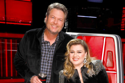 Blake Shelton and Kelly Clarkson