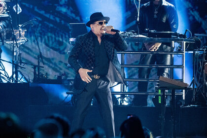 Ice T Performs during the Grammys