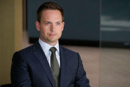 Mike Ross (Patrick J. Adams) appears in Season 7 Episode 13 of Suits