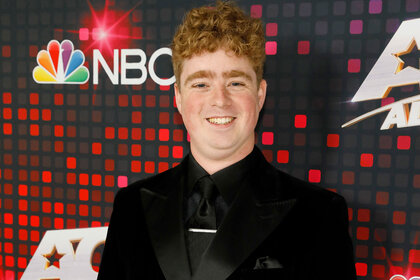 Tom Ball on the AGT red carpet