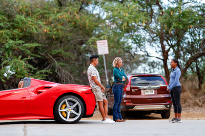 Magnum Pi Red Ferrari