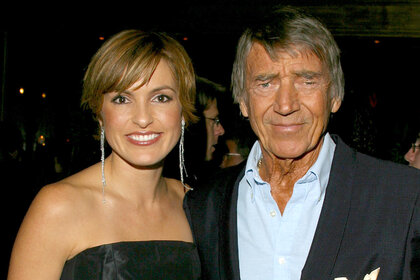 Mariska and her father Mickey Hargitay