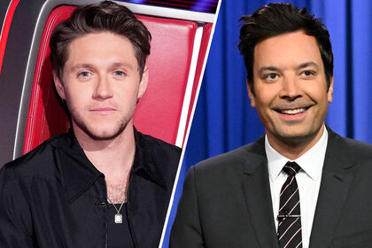 Niall Horan and Jimmy Fallon