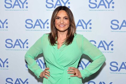 Mariska Hargitay walking on the red carpet for the2023 SAY Benefit Gala.