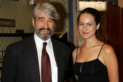 Sam Waterston and Elisabeth Waterston together.