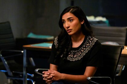 Siya Malik (Anya Banerjee) appears in a scene from The Blacklist.