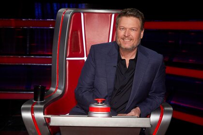 Blake Shelton appears on The Voice.