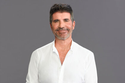 Simon Cowell poses for an America's Got Talent portrait.