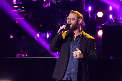 Todd Tilghman performs on Season 18 of The Voice