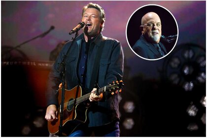 Images of Blake Shelton and Billy Joel.