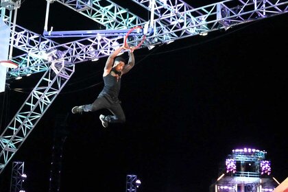 Najee Richardson competing on American Ninja Warrior.