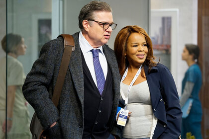 Oliver Platt as Dr. Daniel Charles, Paula Newsome as Caroline Charles