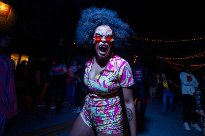 An Actor during Halloween Horror Nights 69 Summer Of Blood