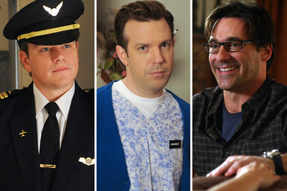 (l-r) Matt Damon Jason Sudeikis and Jon Hamm featured on 30 Rock