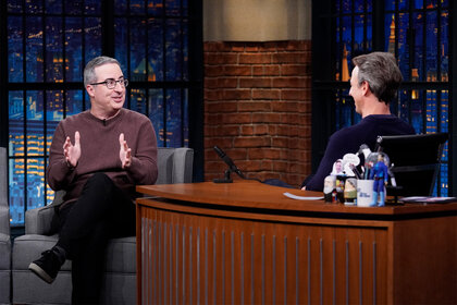 John Oliver on Late Night With Seth Meyers episode 1434