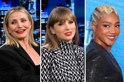 Split of Cameron Diaz, Taylor Swift, and Tiffany Haddish