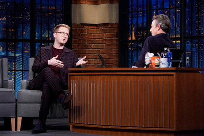 James Austin Johnson on Late Night With Seth Meyers episode 1441