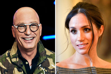 Split of Howie Mandel and Meghan Markle