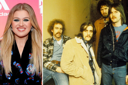 A split of Kelly Clarkson and The Eagles