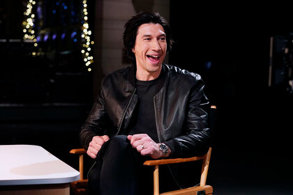 Adam Driver during his Saturday Night Live Episode 1850 Promo shoot