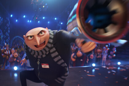 Gru in the new Despicable Me movie