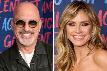 Howie Mandel and Heidi Klum on AGT: Fantasy League Episode 102