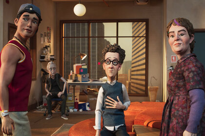 Chase (Voiced by Charlie Bushnell), Sandy (Voiced by Mike Judge), Lauren Caspian (Voiced by Zach Woods), and Fabian (Voiced by Caitlin Reilly appear in Season 1 Episode 5 of In The Know