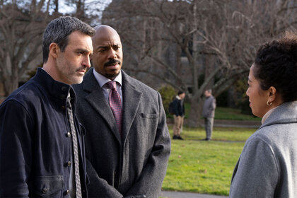 Det Vincent Riley and Det Jalen Shaw on Law And Order epiode 2301