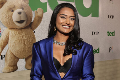 Marissa Shankar attends the premiere of "Ted"