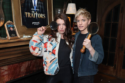 Parvati Shallow and Mae Martin are seen at The Traitors Experience on January 11, 2024