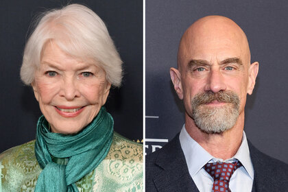 A split of Ellen Burstyn and Christopher Meloni