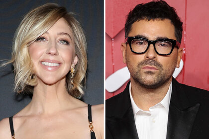 A split of Heidi Gardner and Dan Levy