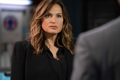 Captain Olivia Benson (Mariska Hargitay) appears in Season 22 Episode 1 of Law & Order: Special Victims Unit